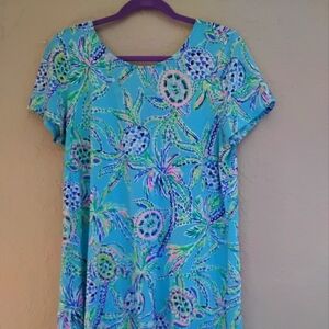 Lilly Pulitzer Kimi Cotton Swing Dress - Size Large